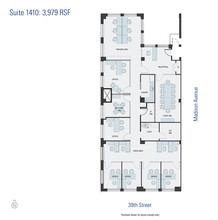 270 Madison Ave, New York, NY en alquiler Plano de la planta- Imagen 1 de 1