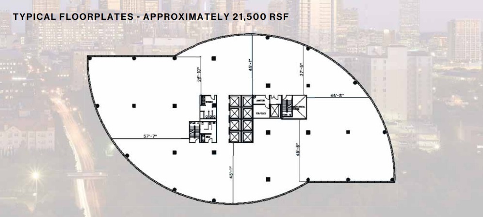 3500 Maple Ave, Dallas, TX en alquiler Plano de planta tipo- Imagen 1 de 1