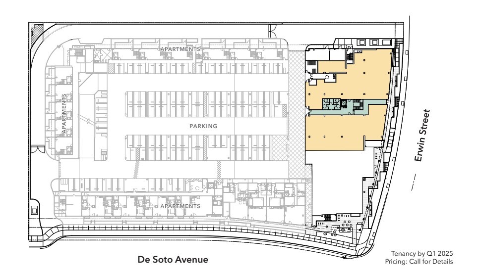 21010 Erwin St, Woodland Hills, CA en alquiler Plano de la planta- Imagen 1 de 1