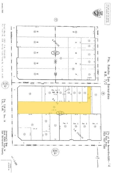 9503 S Waterman Ave, San Bernardino, CA en venta - Plano de solar - Imagen 2 de 2