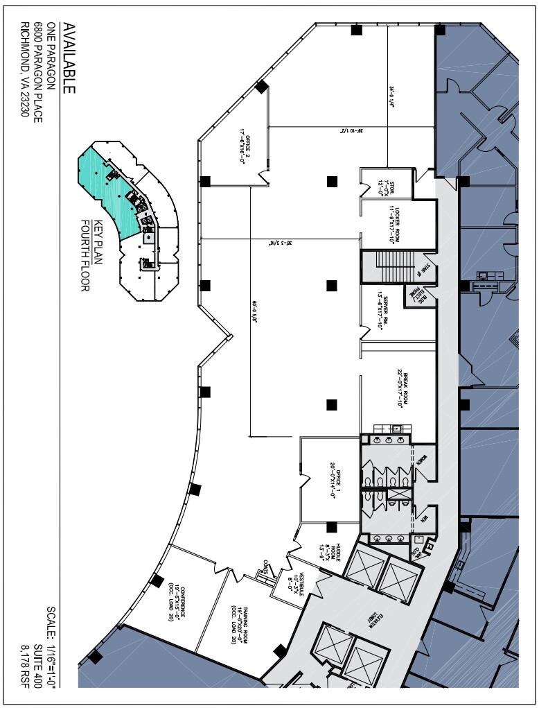 6800 Paragon Pl, Richmond, VA en alquiler Plano de la planta- Imagen 1 de 1